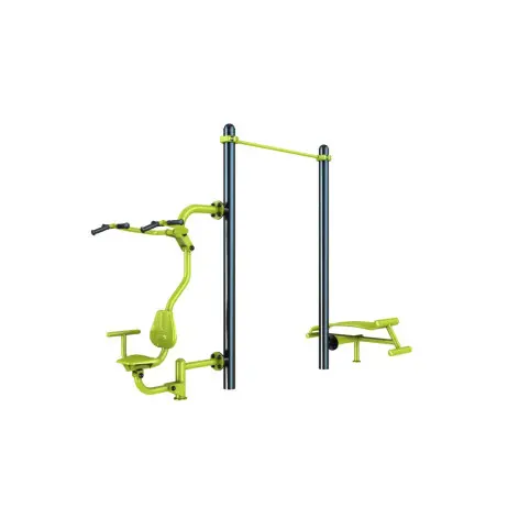 Structure de musculation en plein air 3 en 1 - vue 2