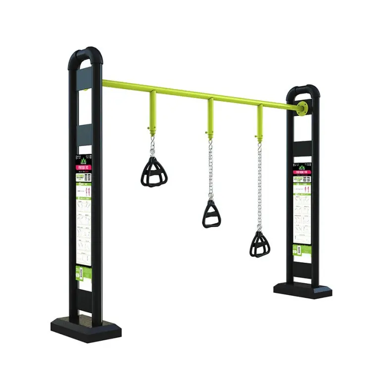 Structure de street workout avec anneaux TRX