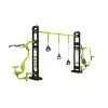 Module de street workout avec anneaux TRX et station Push - Pull