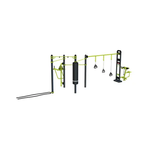 Station de street workout complète - vue 3