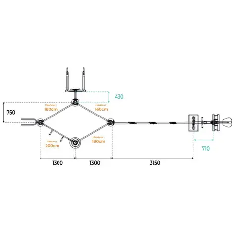 Station de street workout complète - vue 5