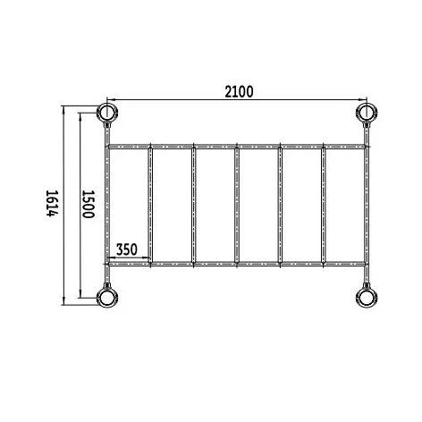 Obstacle de franchissement pour parcours santé et promenade sportive - vue 3