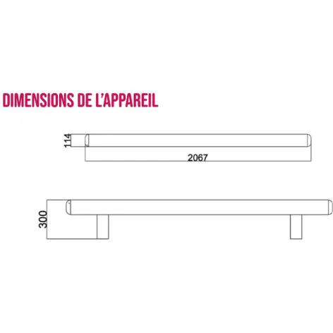 Poutre d'équilibre 2 mètres - vue 3