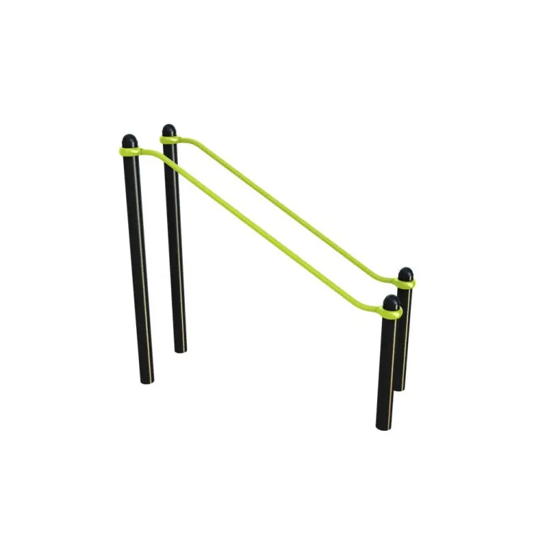 Barres parallèles à 45° pour promenade sportive