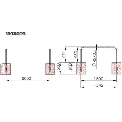 5 sauts de haies pour parcours santé - vue 3
