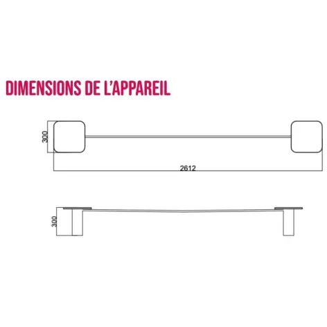 Agrès funambule pour parcours santé - vue 2