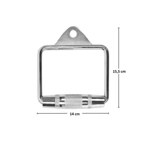 Poignée de tirage en acier avec surface antidérapante - vue 5