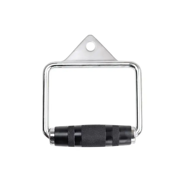 Poignée de tirage avec revêtement en caoutchouc pour appareil à poulie