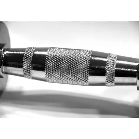 Haltères de musculation et fitness chromés de 1 kg à 5 kg - vue 3