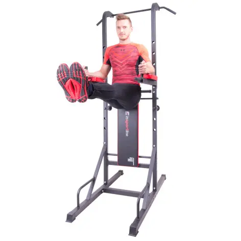 Set complet d'équipement de musculation avec kit d'haltères 80 kg et chaise romaine avec banc - vue 7