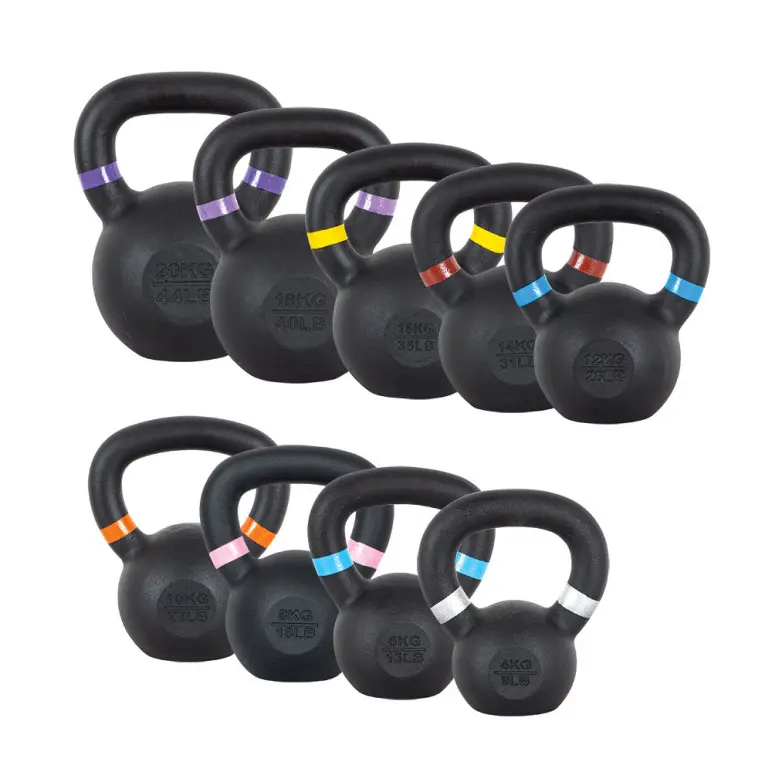 Set complet de kettlebells 4 kg à 20 kg