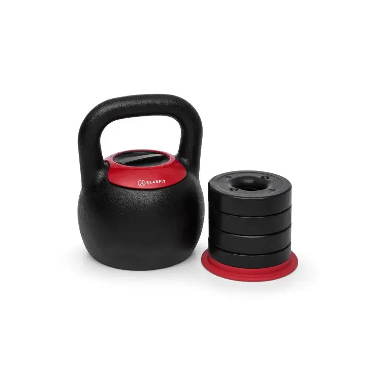 Kettlebell à charges réglables de 8 kg à 16 kg