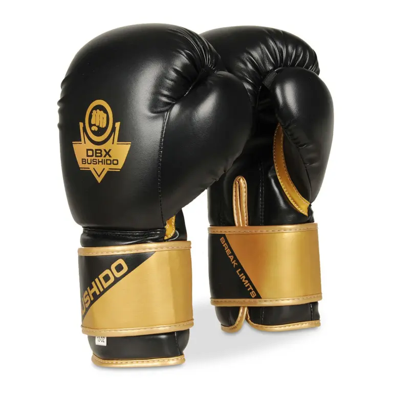 Gants de boxe professionnels doré de grande qualité