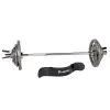 Kit complet barre de musculation olympique 120 cm avec 45 kg de poids