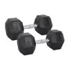 Paires d'haltères de musculation hexagonaux 3 kg à 40 kg - vue 12