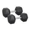 Paires d'haltères de musculation hexagonaux 3 kg à 40 kg - vue 13