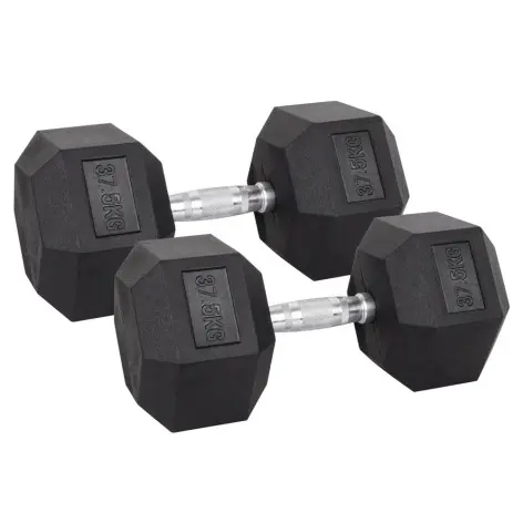 Paires d'haltères de musculation hexagonaux 3 kg à 40 kg - vue 17