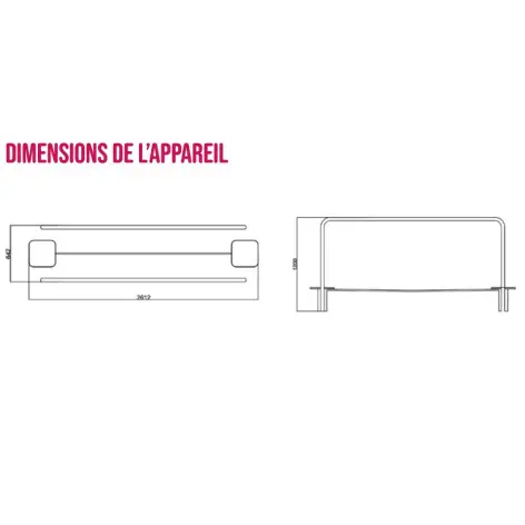 Funambule d'équilibre assisté pour parcours santé - vue 3