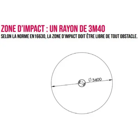 Plateau d'entraînement polyvalent pour parcours santé - vue 3