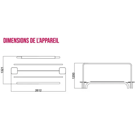 Module sportif en plein air complet pour parcours santé - vue 3