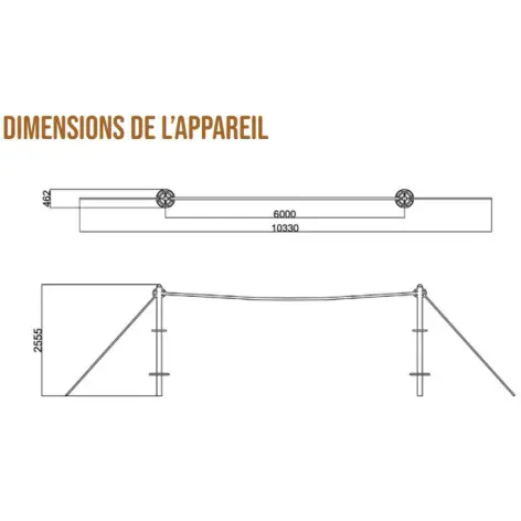 Equipement sportif en plein air pour parcours du combattant - vue 4