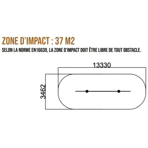 Equipement sportif en plein air pour parcours du combattant - vue 3