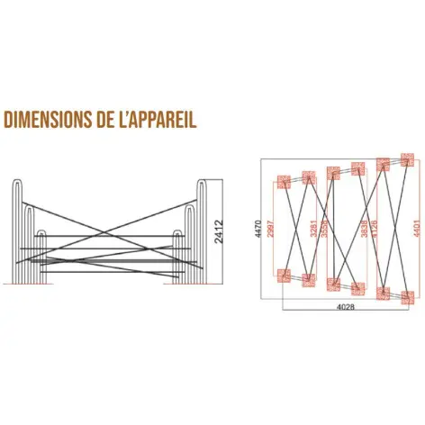 Obstacle de ninja warrior pour parcours du combattant - vue 4