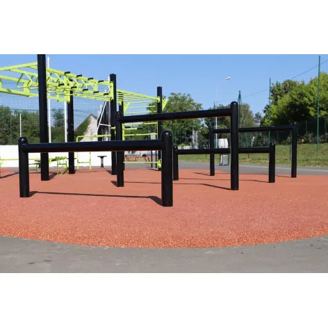 Atelier de poutres à franchir pour installation en parcours du combattant - vue 3