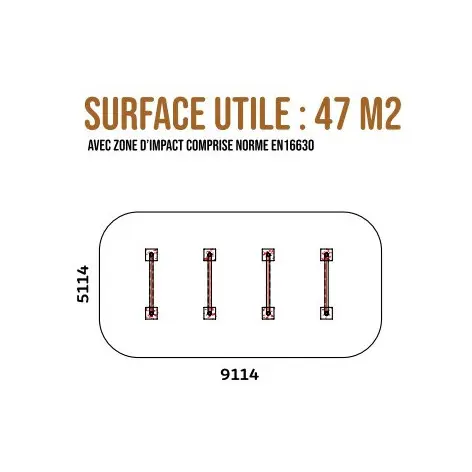 Atelier de poutres à franchir pour installation en parcours du combattant - vue 5
