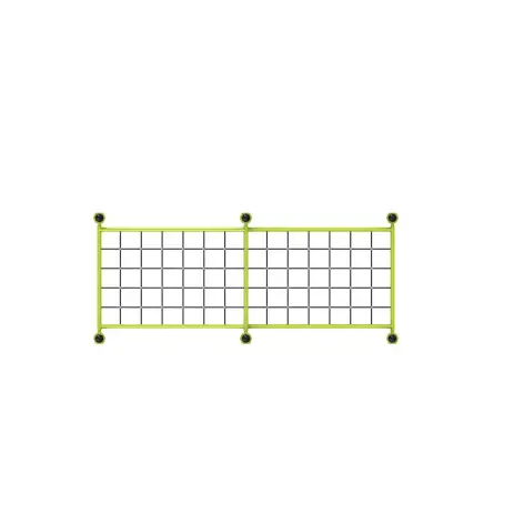 Obstacle pour entraînement de ninja warrior et parcours du combattant - vue 3