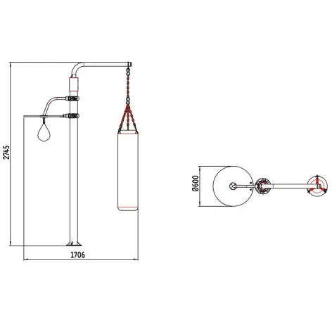 Station outdoor pour pratique des arts martiaux - vue 3