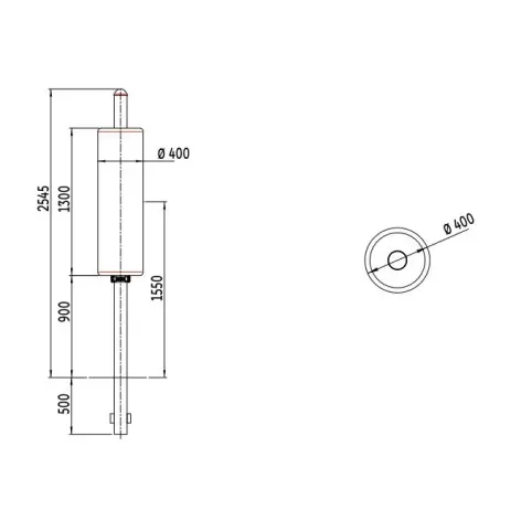 Sac de frappe extérieur pour street workout - vue 2