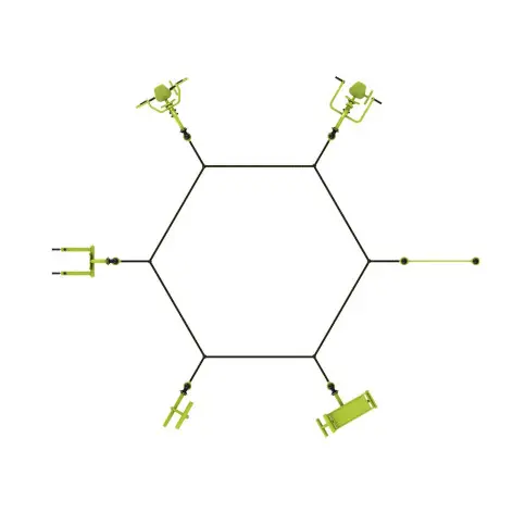 Agrès de street workout et sports de combats en plein air - vue 4