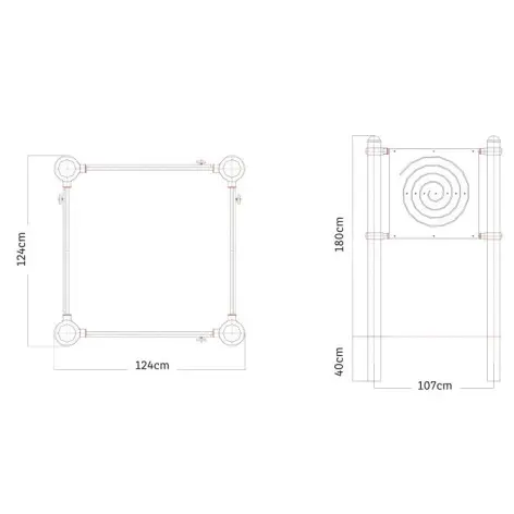 Agrès de coordination en plein air pour sénior - vue 4