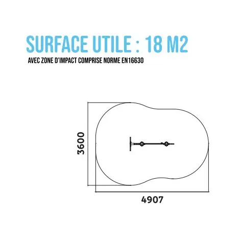 Agrès sportif combiné à 3 activités pour les sédentaires âgées et établissement de santé - Sport outdoor séniors - vue 5