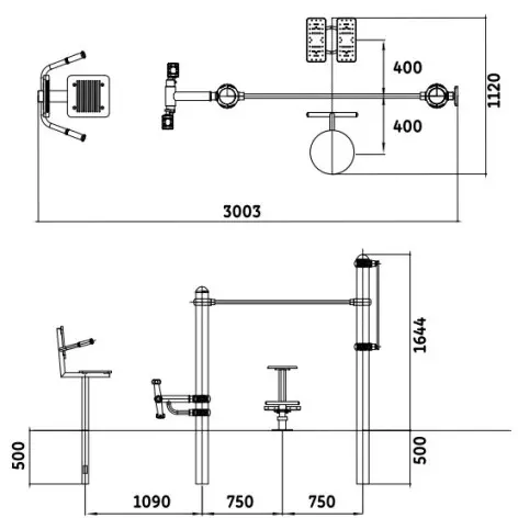 Module d'entraînement de motricité et coordination pour les séniors - vue 4
