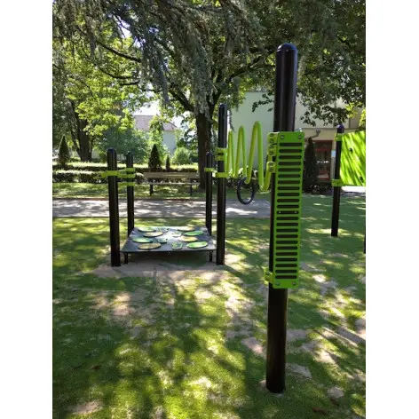 Station de sport combiné pour parcours séniors en plein air - vue 3