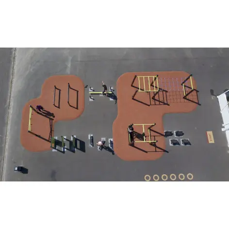 Parcours de Ninja Warrior complet - vue 3