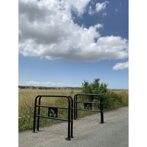 Support d'attache à vélo en plein air - vue 2