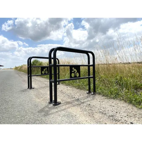 Support d'attache à vélo en plein air - vue 3