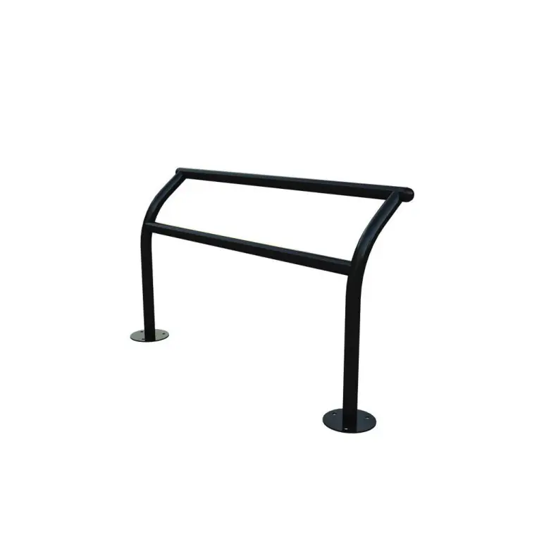 Banc assis debout de repos pour aire de street workout et parcours sportif