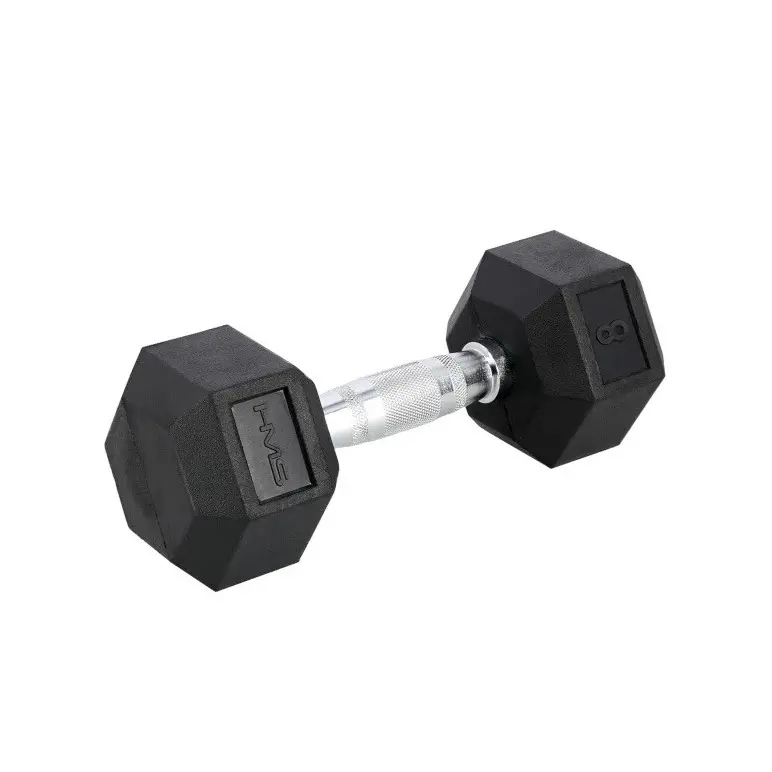 Haltère de musculation hexagonal à l'unité 8 kg