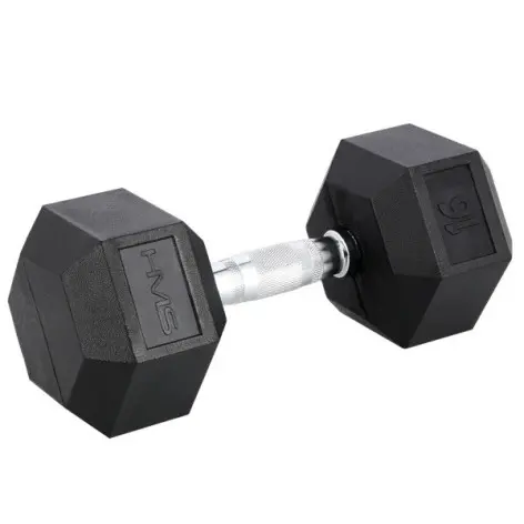 Haltère de musculation hexagonal 16 kg