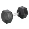 Haltère de musculation à l'unité de 25 kg robuste