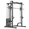 Smith machine à barre guidée avec colonne de poids