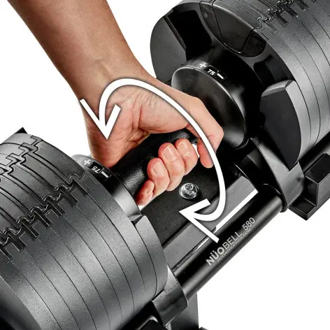 Paire d'haltères nuobell à charge automatique 2 à 36 kg - vue 6