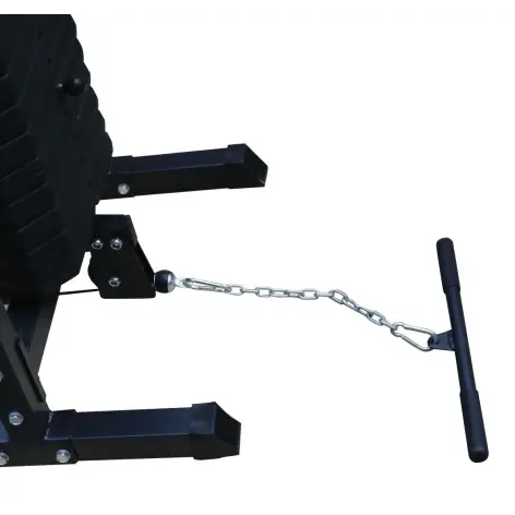 Poulie vis-à-vis de musculation Cross Over avec 2 x 75 kg - vue 6