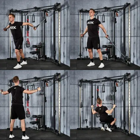 Station ATX vis à vis corner avec colonne de poids - vue 18