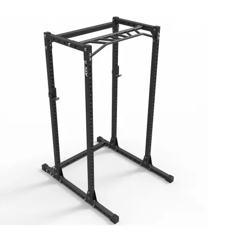 Cage à squat avec colonne de poids de 115 kg intégrée - vue 2