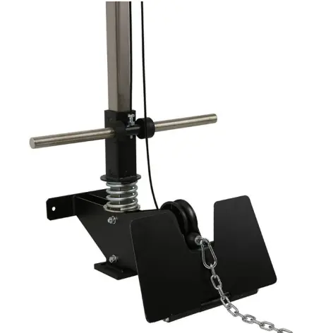 Station à poulie haute et basse murale à charges libres 130 kg - vue 9